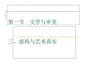 文学概论复习虚构与艺术真.ppt