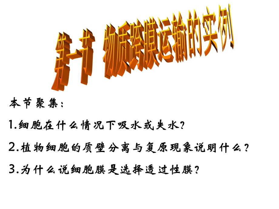 跨膜运输.ppt_第1页