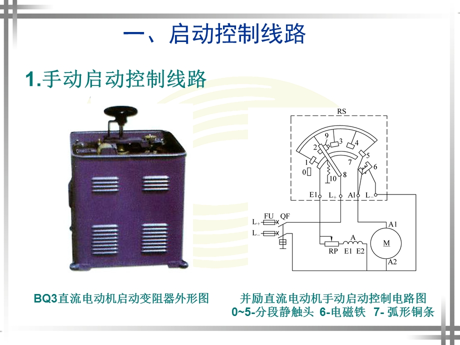 并励直流电动机的基本控制线路.ppt_第3页