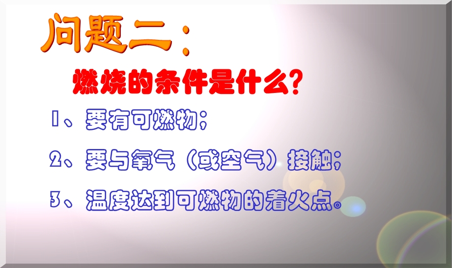 最新人教版九年级上册化学课件实验活动3-燃烧的条件.ppt_第3页