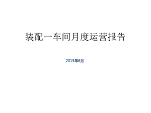 月度运营工作报告.ppt