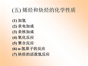 烯烃和炔烃的化学性质.ppt