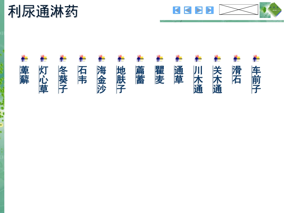 利尿通淋药(中药学图谱).ppt_第1页