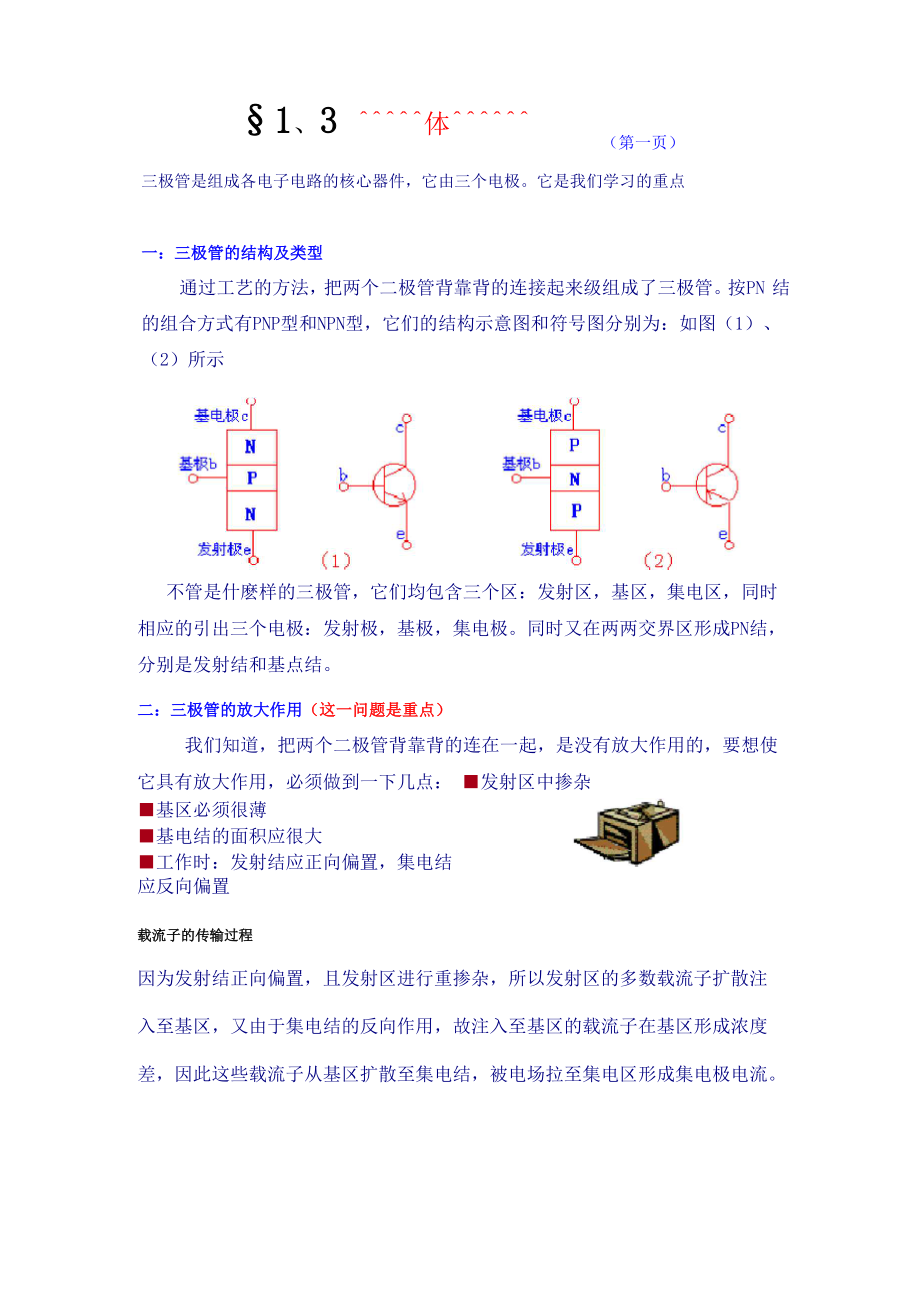 三极管详细讲解.docx_第1页