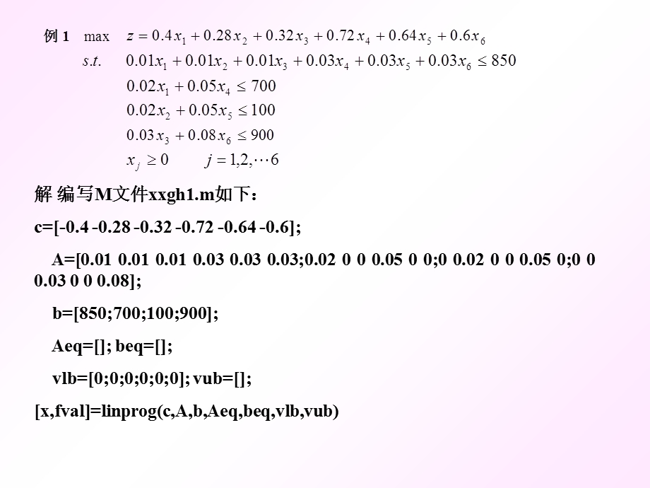 用MATLAB求解线性规划.ppt_第3页