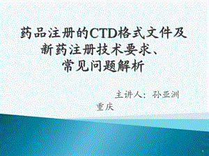 药品注册的CTD格式培训.ppt