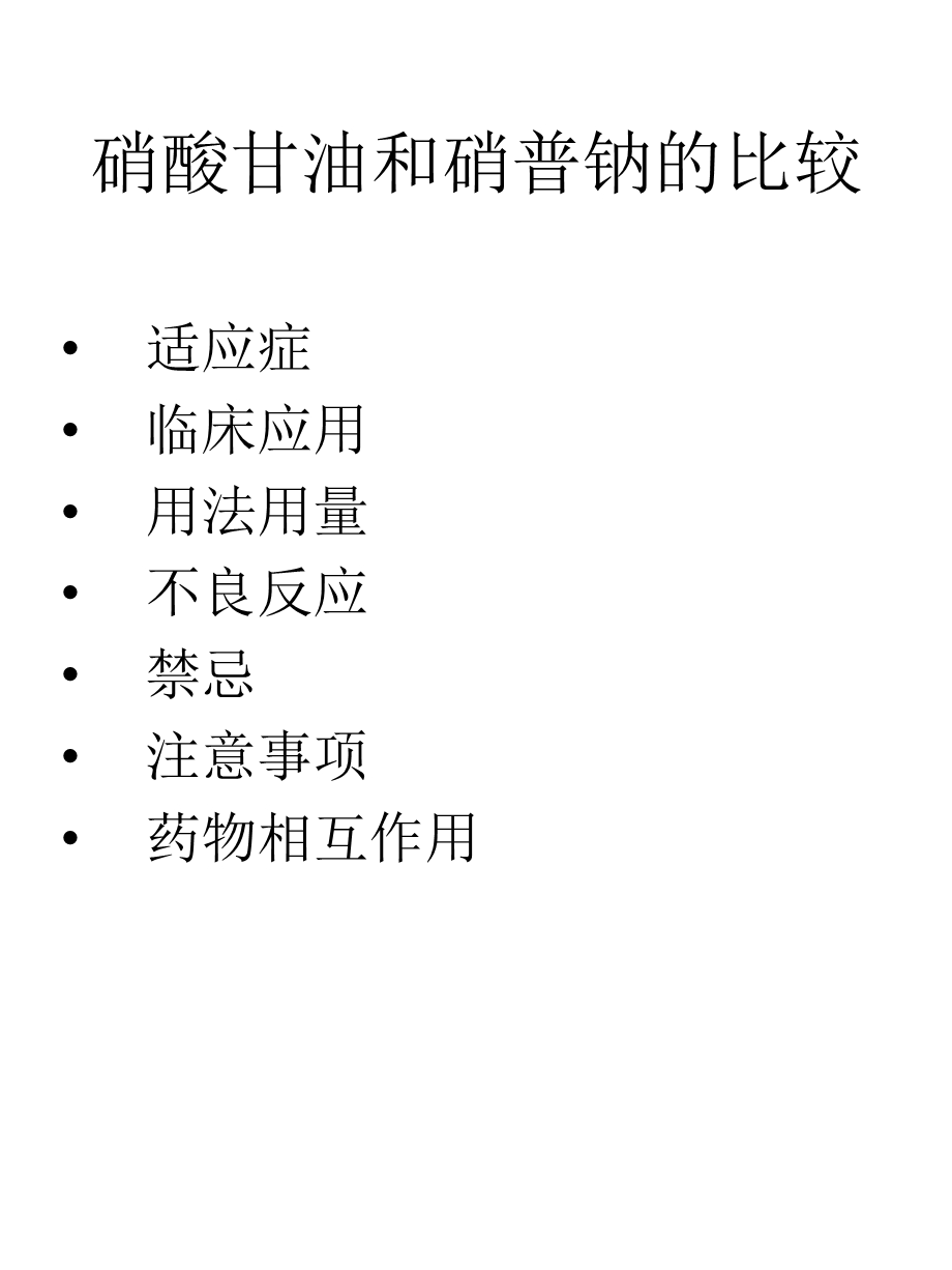 硝酸甘油和硝普钠的比较.ppt_第2页