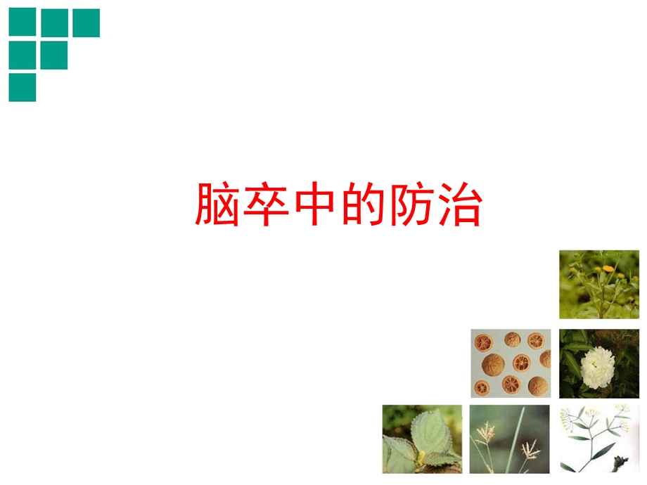 脑卒中防治知识讲座.ppt_第1页