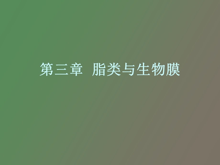 脂类与生物膜.ppt_第1页