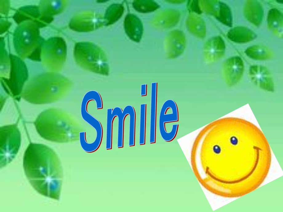 英语主题为smile的.ppt_第1页