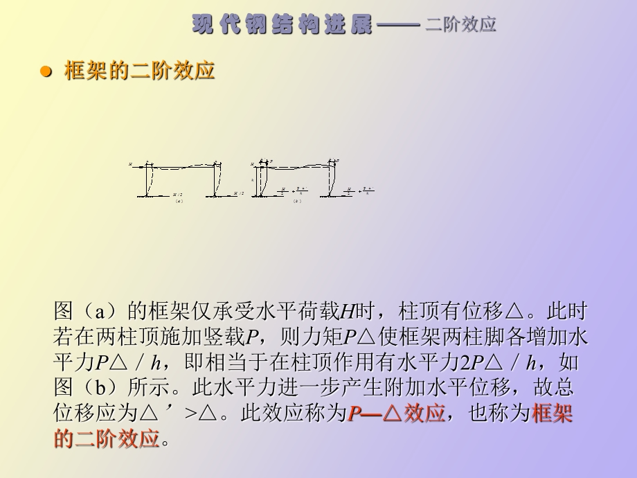 现代钢结构进展-二阶效应和半刚性.ppt_第3页