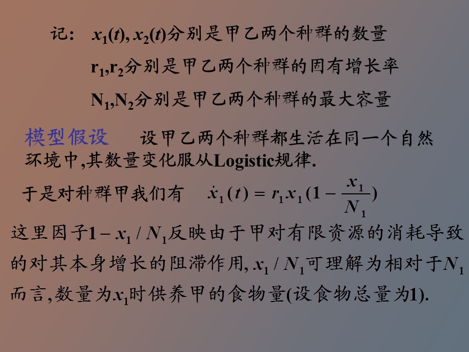 种群的相互竞争模型.ppt_第3页