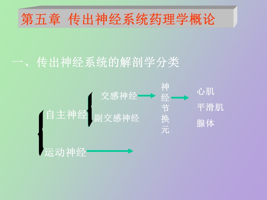 药理学课件第五章传出神经系统药理学概论.ppt_第1页