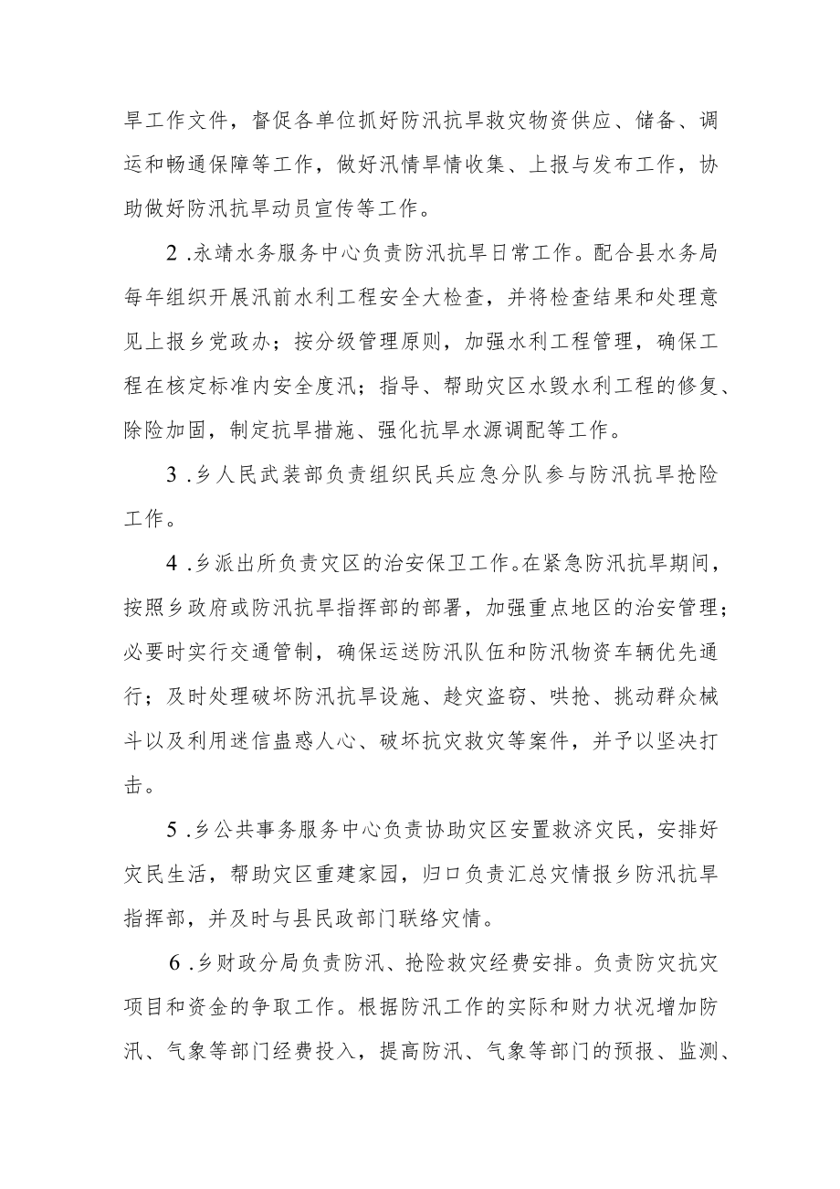 乡2023年防汛抗旱应急预案.docx_第2页