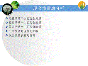 现金流量表深度分析.ppt