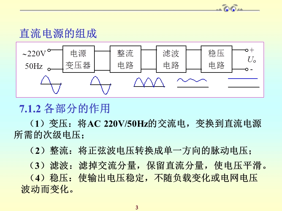 直流电源的组成及各部分的作用.ppt_第3页