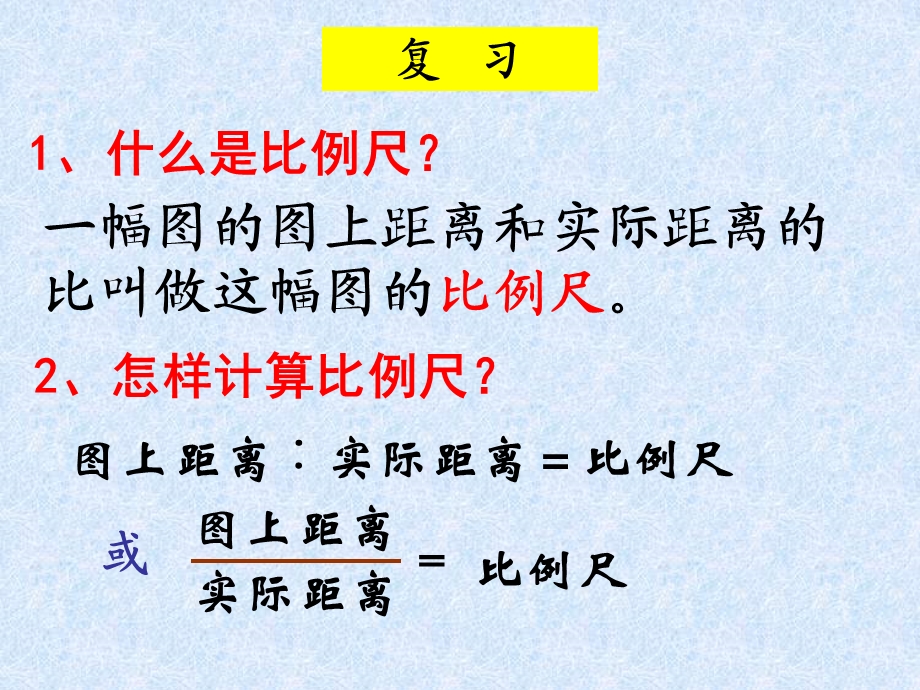 用比例尺解决问题-课件.ppt_第2页