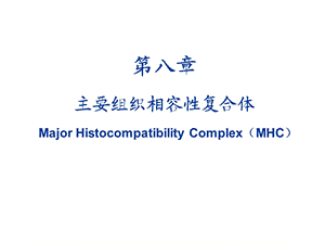 免疫课件MHC.ppt