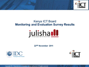 肯尼亚ICT行业市场调查报告英.ppt