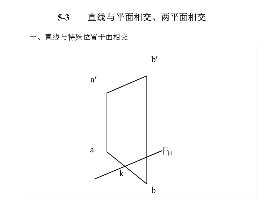 直线与平面相交.ppt_第1页