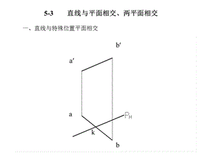 直线与平面相交.ppt