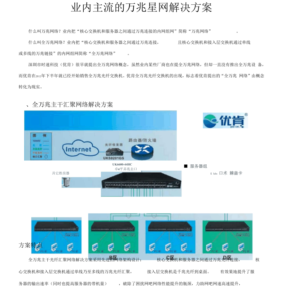 业内主流的万兆网络解决方案类型.docx_第1页