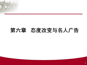 第六章 态度改变与名人广告.ppt