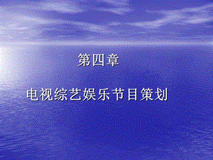 综艺娱乐节目策划.ppt