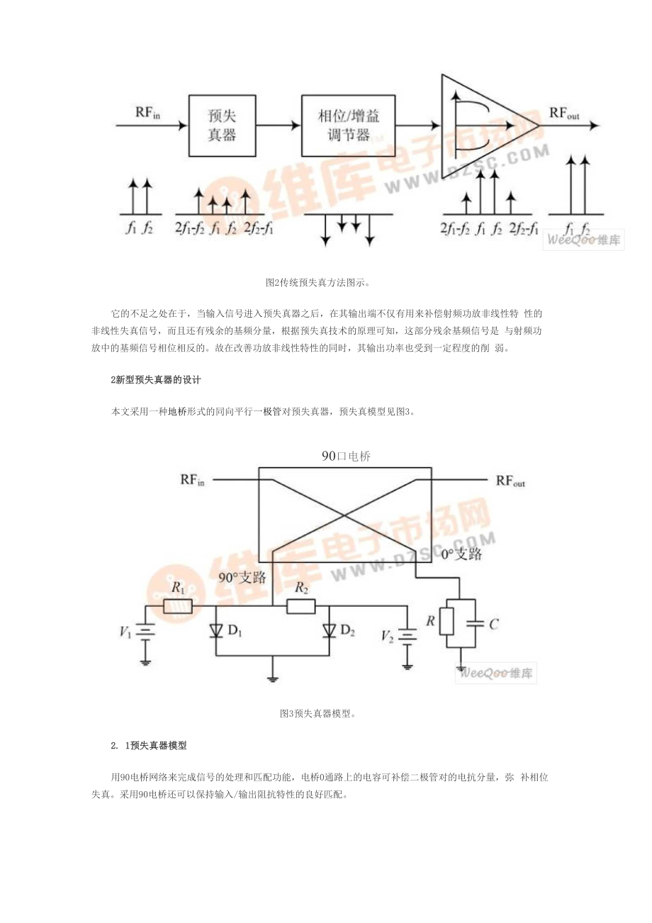 一种用于射频功率放大器的新型预失真器的设计.docx_第2页