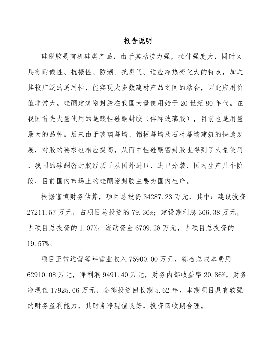 哈尔滨硅胶助剂项目可行性研究报告.docx_第2页