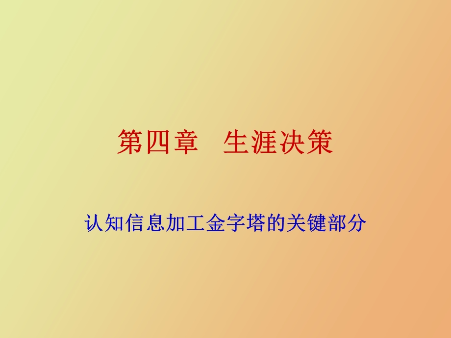 职业决策方法.ppt_第1页