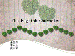 英译汉English Chara.ppt