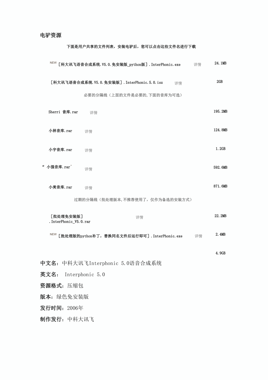 中科大讯飞Interphonic 50语音合成系统.docx_第1页