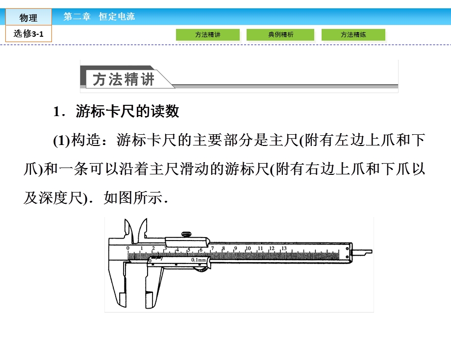 游标卡尺螺旋测微器,电流表电压表读数.ppt_第2页