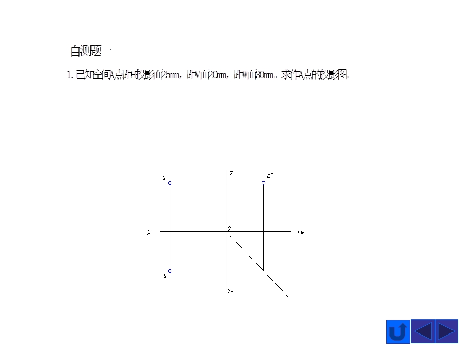 现代工程图学习题答案自测题.ppt_第2页