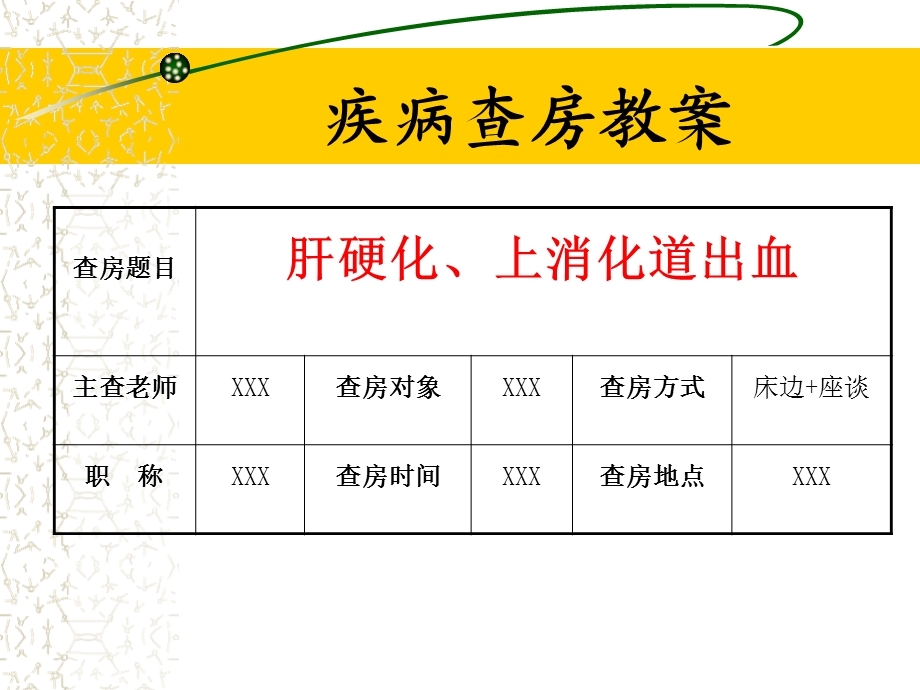 疾病查房PPT模板.ppt_第2页