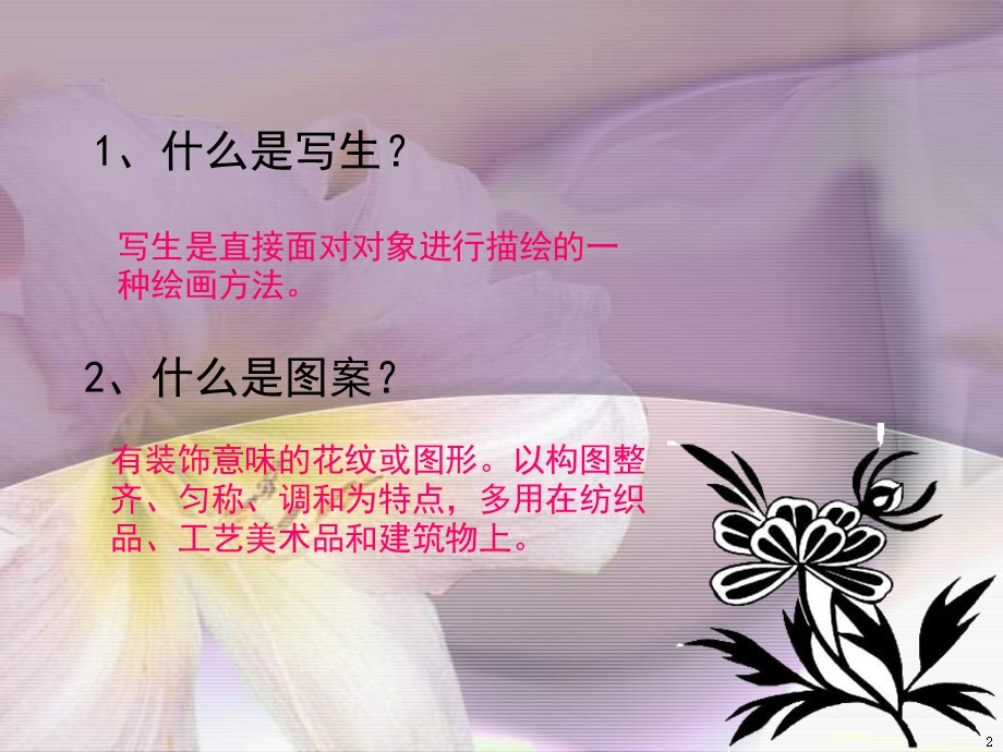 湘教版四年级美术花儿朵朵学习活动二.ppt_第2页