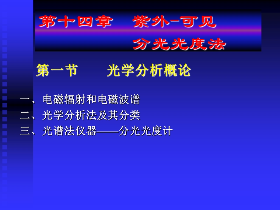 紫外可见分光光度法教学.ppt_第1页