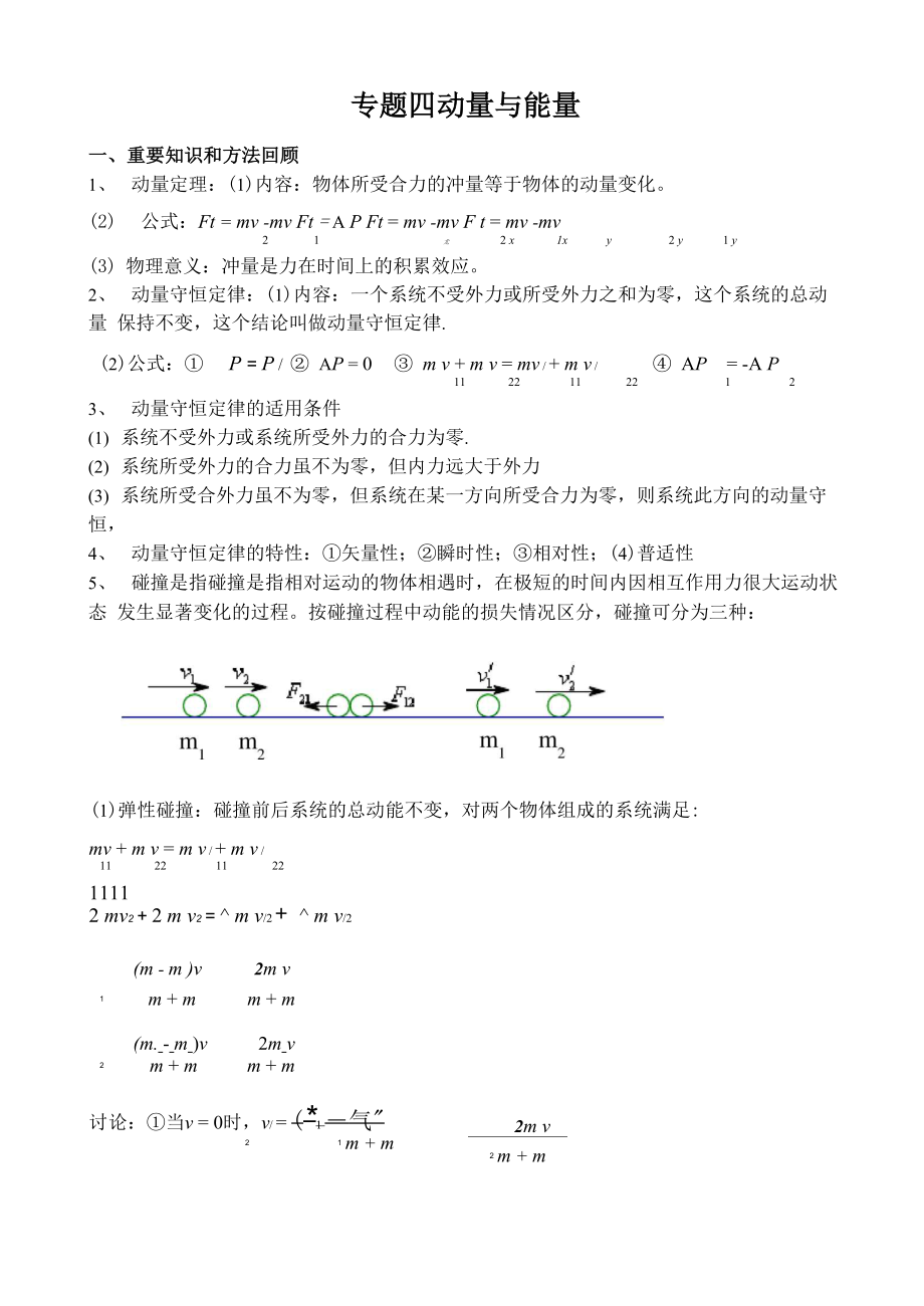 专题四 动量与能量1.docx_第1页