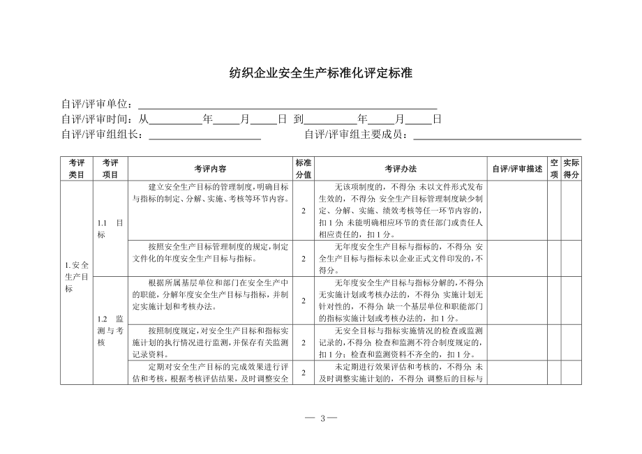 纺织企业安全生产标准化评定标准.doc_第3页