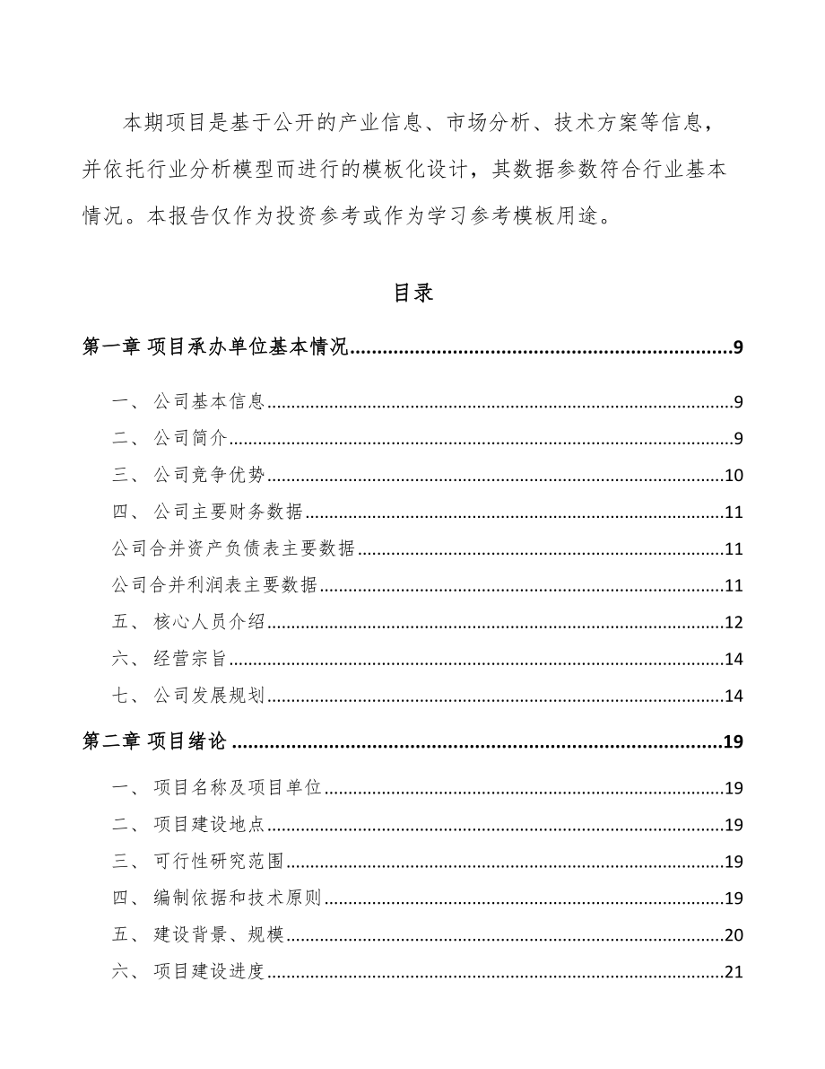 唐山汽车制动零件项目可行性研究报告.docx_第3页