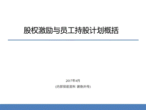 股权激励及员工持股计划概况.ppt