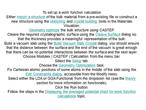 中科大MaterialsStudio培训教程包你学会！请将这一系列全看完一定有收获.ppt