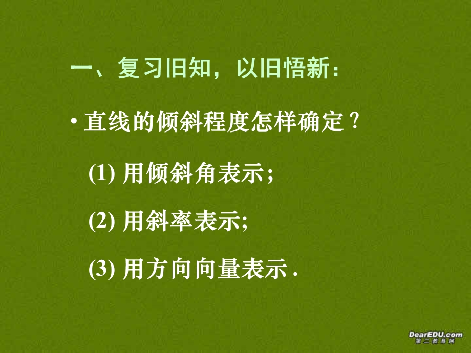 直线的方程一.ppt_第2页