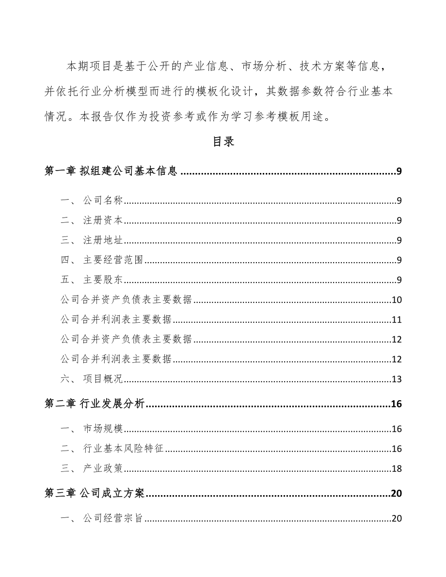 哈尔滨关于成立特种玻璃公司可行性研究报告.docx_第3页