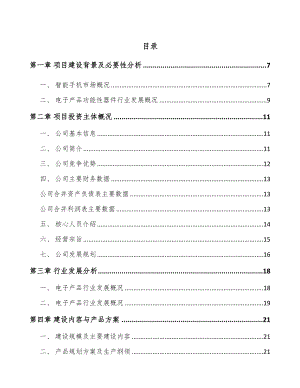 哈尔滨电子功能性器件项目可行性研究报告.docx