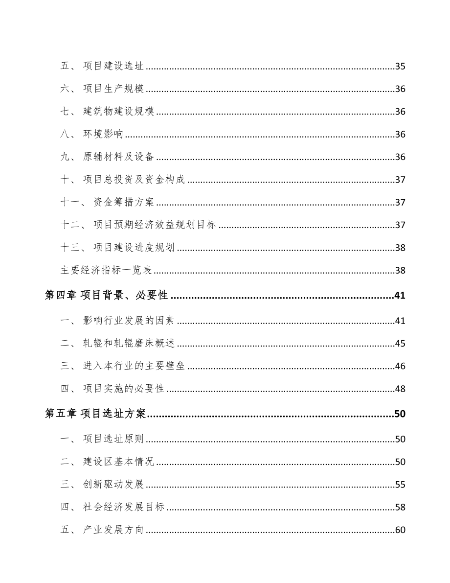 哈尔滨数控轧辊磨床项目可行性研究报告.docx_第2页