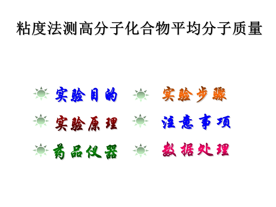 粘度法测定高分子化合物的分子量.ppt_第1页