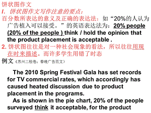 英语作文：饼状图作文.ppt