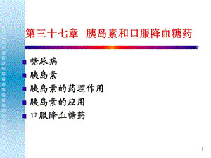 胰岛素及口服降血糖药ppt课件.ppt